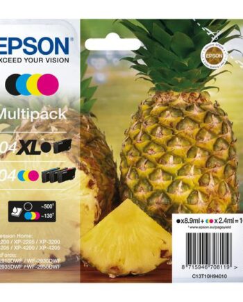 Epson 604  Multipack   Pakker   Black    Standard Capacity Sort  Cyan  Magenta  Gul Original Blækpatron