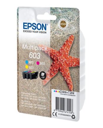 Epson 603 Multipack   Pakker Gul  Cyan  Magenta Original Blækpatron