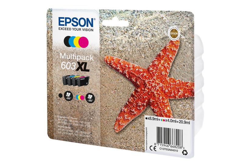 Epson 603 Multipack Pakker Sort Gul Cyan Magenta Original Blækpatron