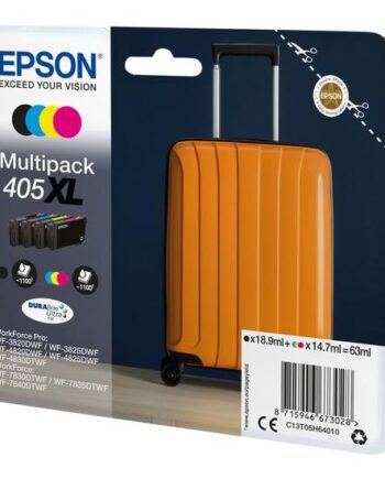 Epson 405  Multipack   Pakker   Sort  Gul  Cyan  Magenta Original Blækpatron