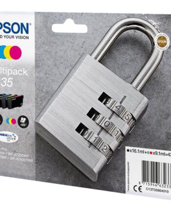 Epson 35 Multipack   Pakker Sort  Gul  Cyan  Magenta Original Blækpatron