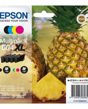 Epson 604  Multipack   Pakker   Sort  Gul  Cyan  Magenta Original Blækpatron