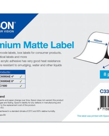 Epson Premium Fortløbende Mærkater Mat   Rulle    Rulle  10   Cm   60