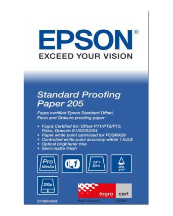 Epson Proofing Paper Standard Korrekturpapir   Rulle    Rulle A1  61   Cm   50