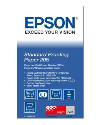 Epson Proofing Paper Standard Korrekturpapir   Rulle    Rulle  43   Cm   50