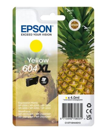 Epson 604  Singlepack   Gul Original Blækpatron