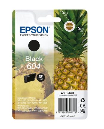 Epson 604 Singlepack Sort Original Blækpatron