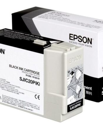 Epson Sjic20p    Sort Original Blækpatron