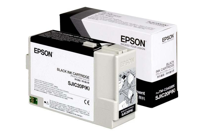 Epson Sjic20p Sort Original Blækpatron