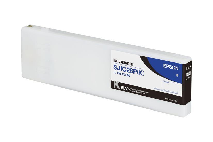 Epson Sjic26p Sort Original Blækpatron