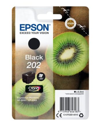 Epson 202 Sort Original Blækpatron