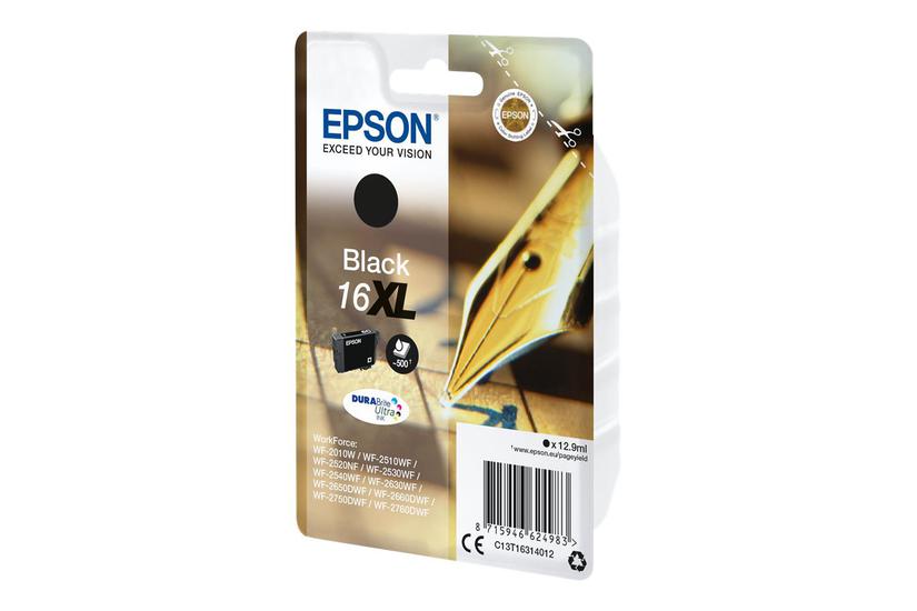 Epson 16 Sort Original Blækpatron