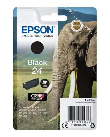 Epson 24 Sort Original Blækpatron