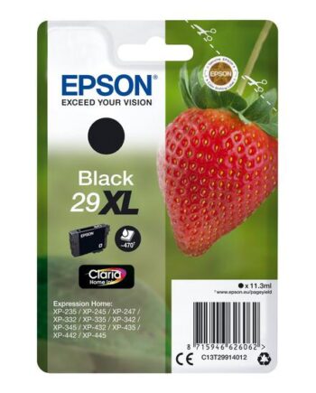Epson 29    Sort Original Blækpatron