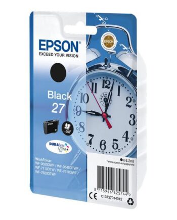 Epson 27 Sort Original Blækpatron