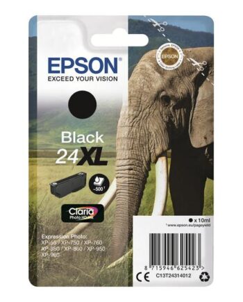Epson 24    Sort Original Blækpatron