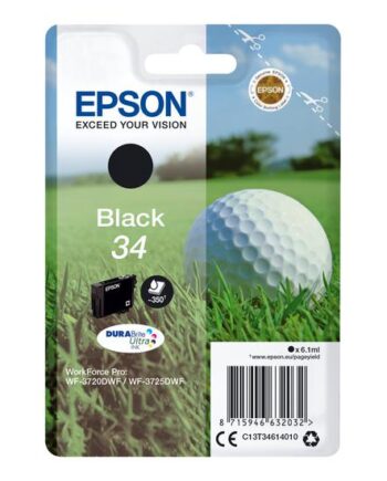 Epson 34 Sort Original Blækpatron