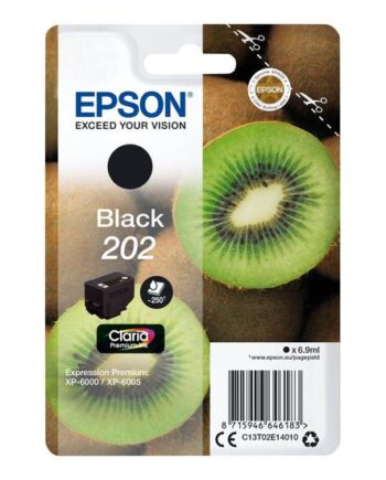 Epson 202 Sort Original Blækpatron