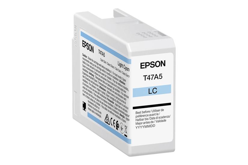 Epson T47a5 Lys Cyan Original Blækpatron
