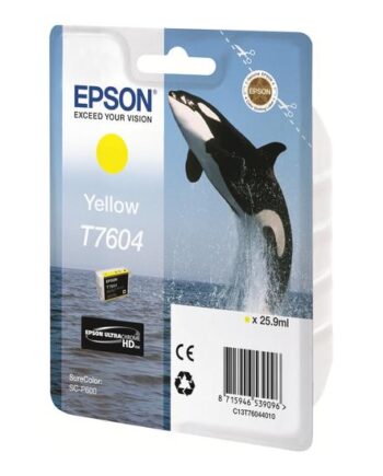 Epson T7604 Gul Original Blækpatron