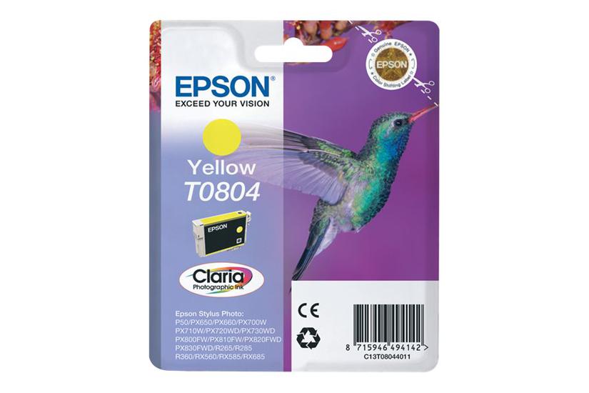 Epson T0804 Gul Original Blækpatron