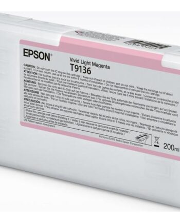 Epson T9136 Levende Lyserød Original Blækpatron