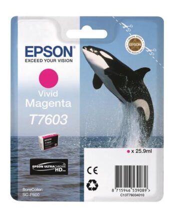 Epson T7603 Levende Rød Original Blækpatron