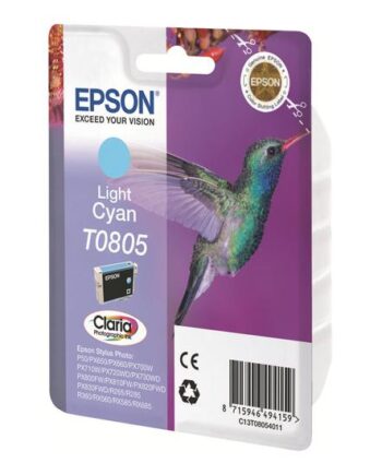 Epson T0805 Lys Cyan Original Blækpatron