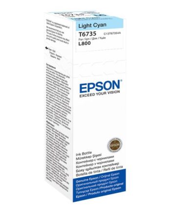 Epson T6735 Lys Cyan Original Blækrefill