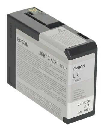 Epson T580 Lys Sort Original Blækpatron