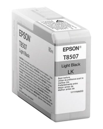 Epson T8507 Lys Sort Original Blækpatron