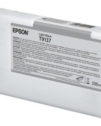 Epson T9137 Lys Sort Original Blækpatron