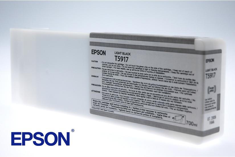 Epson T5917 Lys Sort Original Blækpatron