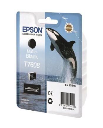 Epson T7608 Mat Sort Original Blækpatron