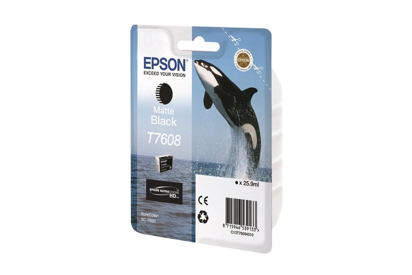 Epson T7608 Mat Sort Original Blækpatron