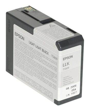 Epson T5809 Meget Lys Sort Original Blækpatron