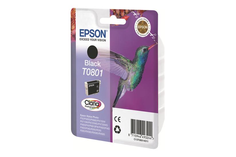 Epson T0801 Sort Original Blækpatron