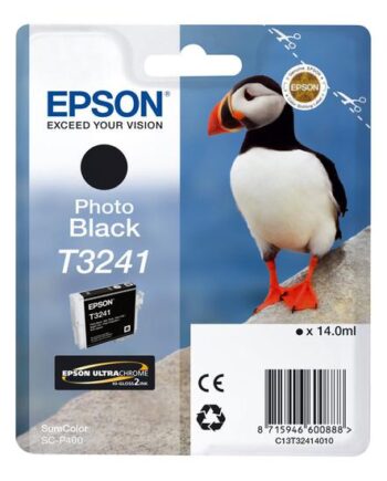 Epson T3241 Sort Original Blækpatron