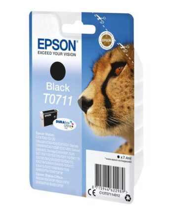 Epson T0711 Sort Original Blækpatron
