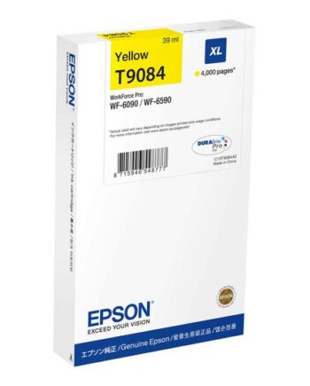 Epson T9084 Størrelse   Gul Original Blækpatron