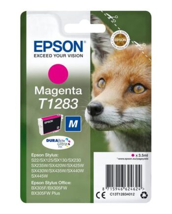 Epson T1283 Størrelse   Magenta Original Blækpatron