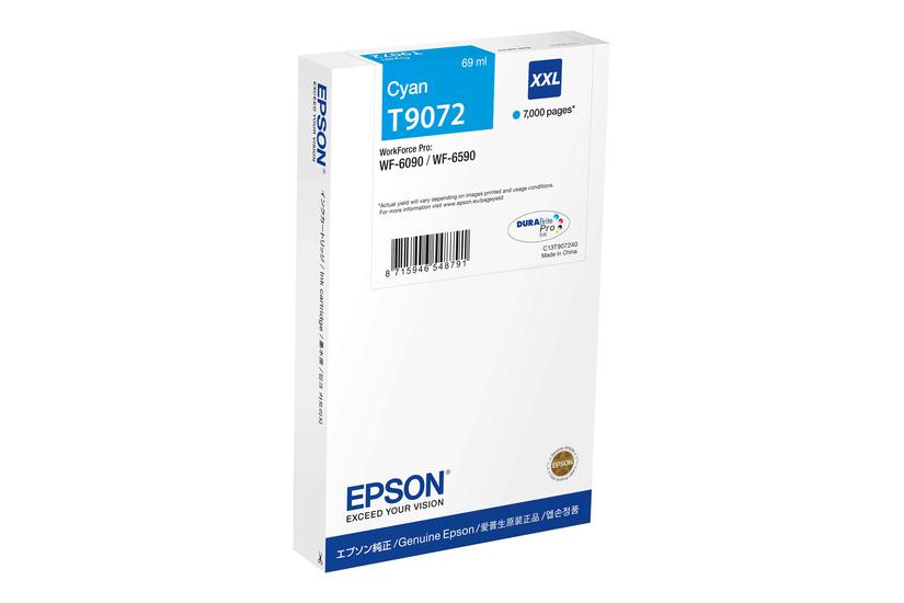 Epson T9072 Størrelse Cyan Original Blækpatron