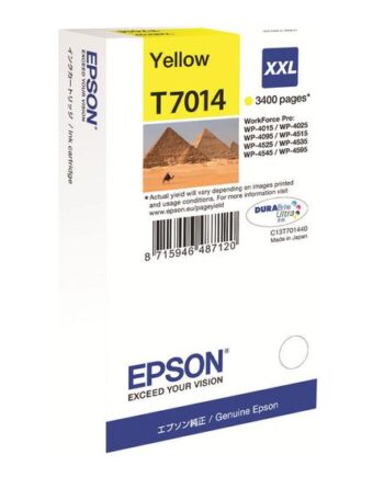 Epson T7014 Størrelse    Gul Original Blækpatron