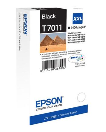 Epson T7011 Størrelse    Sort Original Blækpatron