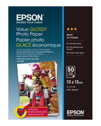 Epson Value Fotopapir Skinnende 50 Ark 100   150 Mm 183 Gsm