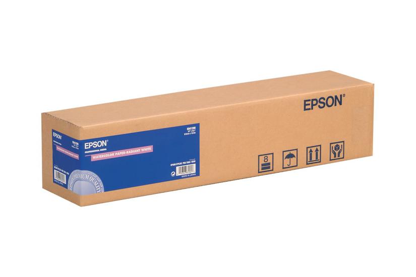 Epson Watercolor Paper Akvarel Strukturpapir Mat Rulle Rulle A1 61 Cm 18 190