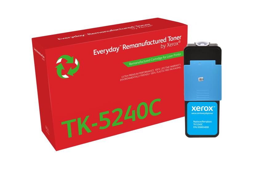 Everyday Cyan Kompatibel Genproduceret Tonerpatron Alternativ Til: Kyocera Tk-5240c Green World Alliance Returneringsprogram