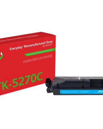 Everyday Cyan Kompatibel Genproduceret Tonerpatron  Alternativ Til: Kyocera Tk-5270c  Green World Alliance Returneringsprogram