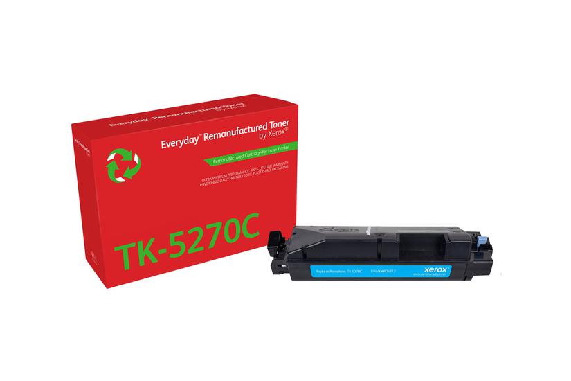 Everyday Cyan Kompatibel Genproduceret Tonerpatron Alternativ Til: Kyocera Tk-5270c Green World Alliance Returneringsprogram