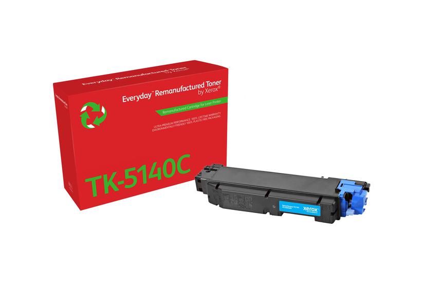 Everyday Cyan Kompatibel Genproduceret Tonerpatron Alternativ Til: Kyocera Tk-5140c Green World Alliance Returneringsprogram